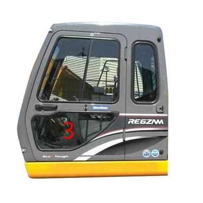 Position NO.3 Bagger-Cabin KATO Glass Left Door Lower Soem