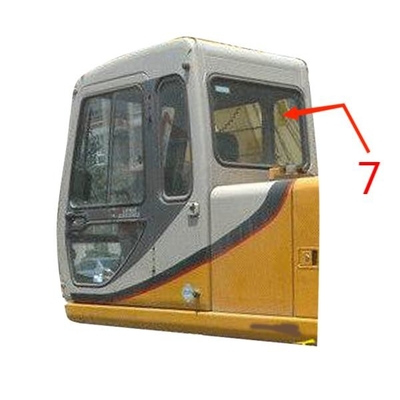Rechter Seitenbagger Window Glass Windshield milderte Glas