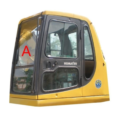 Kein Löcher KOMATSU-Fahrerhaus-Glasbagger Front Windscreen Glass
