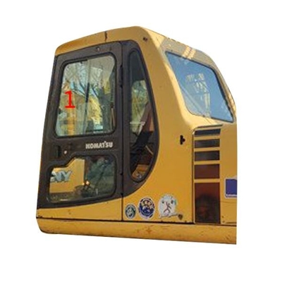 Bagger KOMATSU-Fahrerhaus-linke Seitenschrägen-Glasposition NO.1