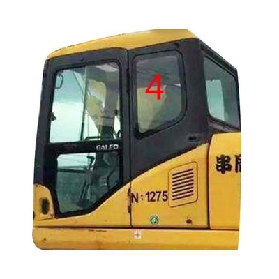 Temperaturbeständiger Bagger Window Glass Cab zurück verließ Seitenposition NO.4