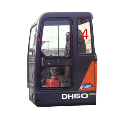 Bagger-Rear Windshield Glass-Ersatz DAEWOOS DH55 milderte