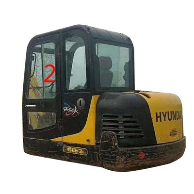 Bagger Door Window Replacement HYUNDAIS R60-7 verließ gerade Seitenposition NO.2