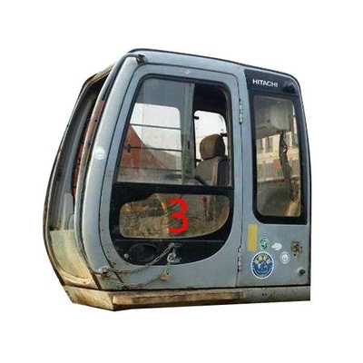 niedrigere Position NO.3 820mm Höhe HITACHI-Bagger-Glass Left Doors