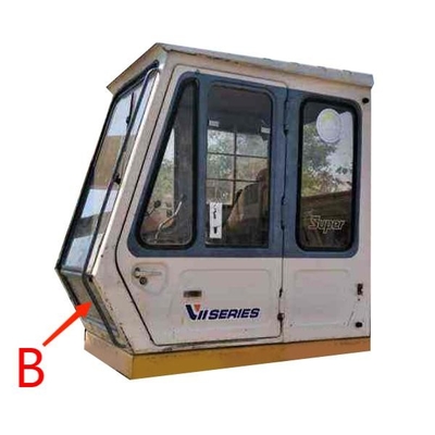 755mm 310mm Bagger Windscreen Replacement Tempered Front Down Glass