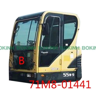 71M8-01441 HYUNDAI Front Glass Lower Position B Bagger Cab Window Tempered