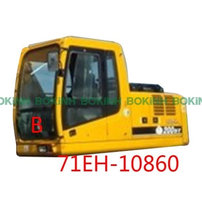 71EH-10860 HYUNDAI Front Glass Down Position B Bagger Cab Window Tempered