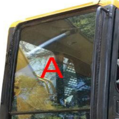 Kein Löcher KOMATSU-Fahrerhaus-Glasbagger Front Windscreen Glass