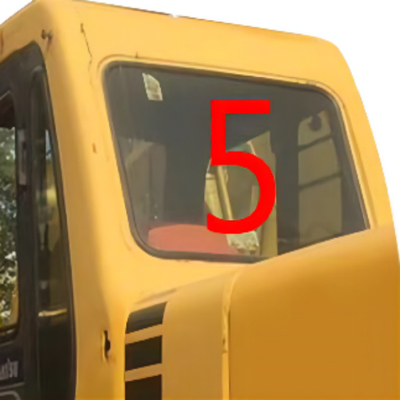 starkes KOMATSU Fahrerhaus-Glasrückseite NO.5 580mm Höhen-5mm