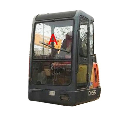 Bagger Cab Glass Front Up Position A 5mm DAEWOOS DH55 stark