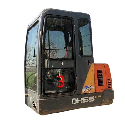 Bau-Maschinen-Bagger Cab Glass 5mm dick 450mm weit