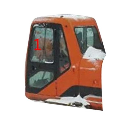 DX220LC-7 DX225LC-9 DOOSAN Glas-linke Schrägen-Seitenposition NO.1 milderte Bagger Cab Glass