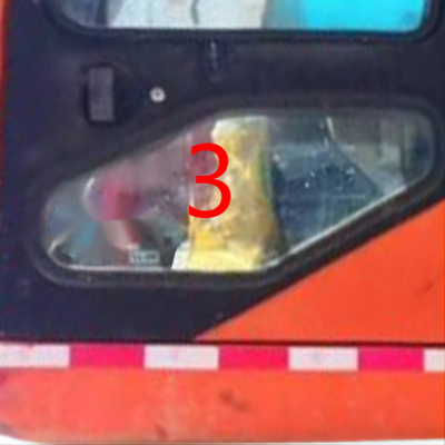 DX225LC-7 DX150LC-7 DOOSAN Bagger Windshield Left Door Glas-5mm senken Position NO.3