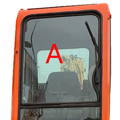 DX225LC-7 DX150LC-7 Bagger Windscreen Replacement DOOSAN Front Up Position A
