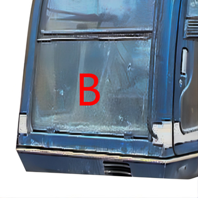 Höhe FCC-Bagger-Front Glass Replacements 820mm weit 490mm