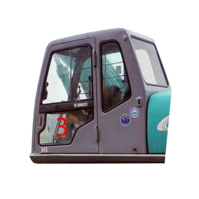 Linke Tür niedrigere Positions-Bagger-Cab Glass Tempered-Position NO.3