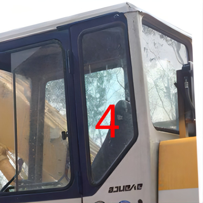 KOMATSU-Bagger-Cab Glass For-Gräber-linke Tür-Rückseite-Position No.4