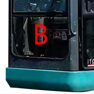 Gewohnheit FCC Front Windshield Replacement Front Down Positions-B milderte Glas