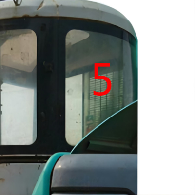 Verbiegender beständiger grüner Bagger-Window Glass Back-Seitenbagger Windshield