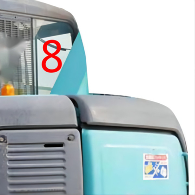 Temperaturbeständige rechte Seitenposition NO.8 Bagger-Cab Glasss KOBELCO
