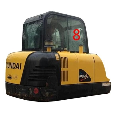 Weißer Bagger Glass Replacement HYUNDAIS Front Glass Right Side Position No.8