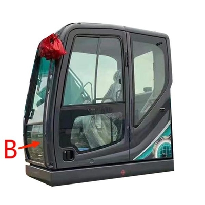 5mm Bagger-Front Glass Replacement Green Tempered-Glas für Windschutzscheibe