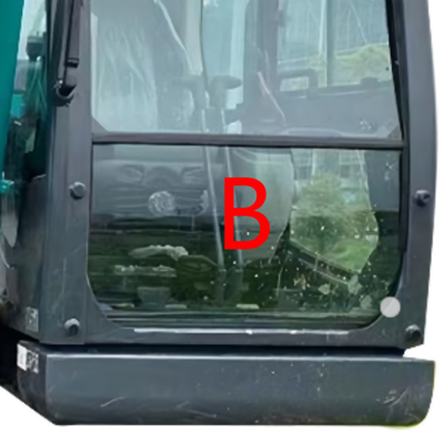 5mm Bagger-Front Glass Replacement Green Tempered-Glas für Windschutzscheibe