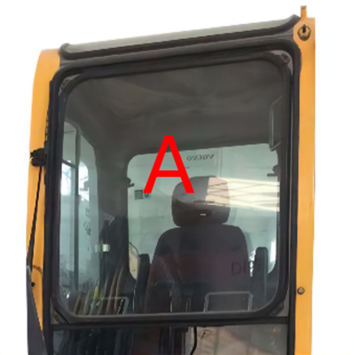 Windschutzscheiben-ausgeglichener Glaswindfang Front Up Position A EW55C EC55C VOLVO