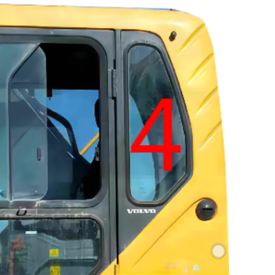 EC360B VOLVO Mini Digger Glass Replacement Windshield Left Rückseite-Position No.4