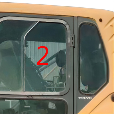 EC210B-Bagger Door Window Replacement link Tür-Position No.2 kundenspezifisches ausgeglichenes Glas