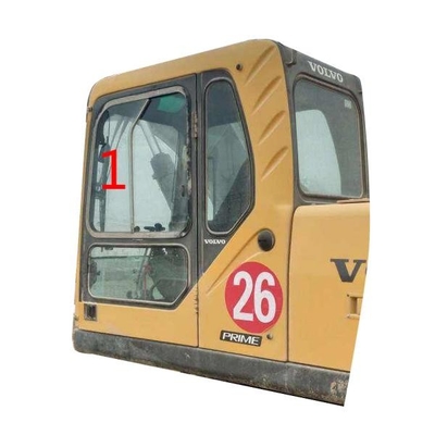 EC240B-Bagger VOLVO-Windschutzscheiben-Glasbau-Maschinen-Fahrerhaus-links-Seite