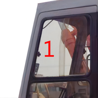 5mm ausgeglichenes Glas für Windschutzscheibe HITACHI verließ Schräge Seitenposition NO.1
