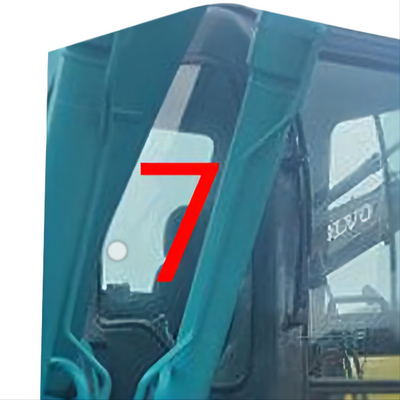 SK-6 SK-8 SK230-6 KOBELCO Windschutzscheibe Bagger-Glass Right Side-Positions-NO.7 milderte Glas