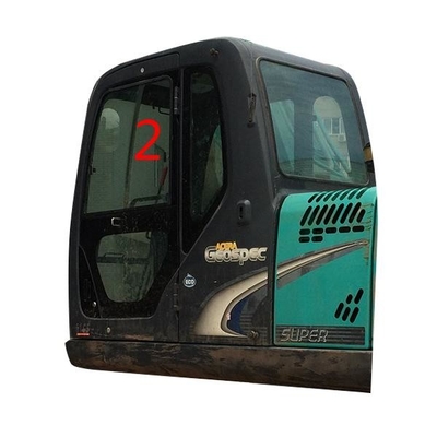 SK230-6 SK-6 SK-8 Bagger Door Window Replacement verließ gerade Seitenwindschutzscheibe der positions-NO.2