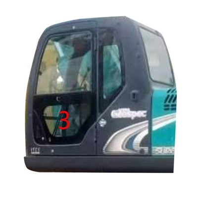 SK-6 SK-8 SK230-6 SK50 KOBELCO niedrigeres Grün Bagger-Glass Left Doors Positions-NO.3