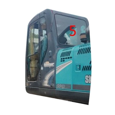 SK-6 SK-8 SK230-6 KOBELCO Windschutzscheibe der Bagger-Glass Left Door-Rückseite-Positions-NO.5 milderte Glas