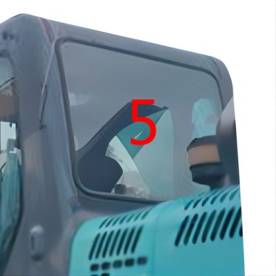 SK-6 SK-8 SK230-6 KOBELCO Windschutzscheibe der Bagger-Glass Left Door-Rückseite-Positions-NO.5 milderte Glas