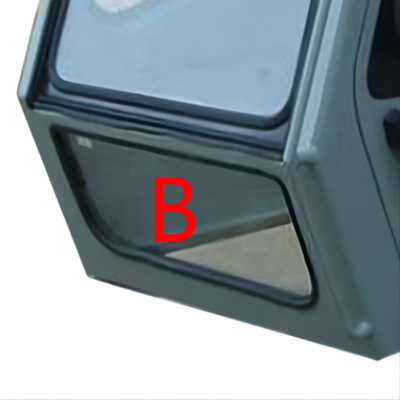 755mm 310mm Bagger Windscreen Replacement Tempered Front Down Glass