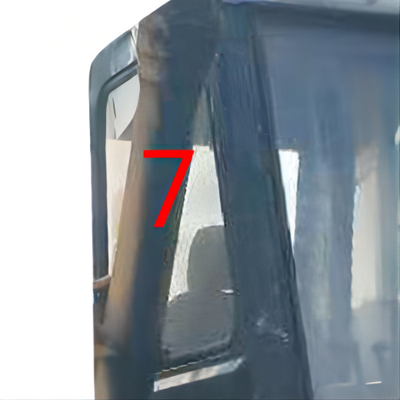 Rechtes Seitenbagger-Windscreen Replacement SUMITOMO Soem