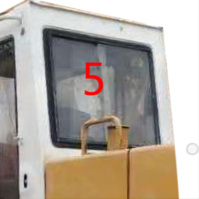 Verbiegende beständige Windschutzscheibe milderte Glas-Bagger Cabin Back Side NO.5