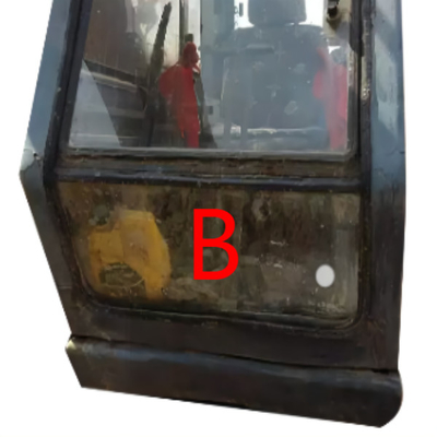 Door Window Replacement-Bau-Maschinen-Kabine Front Windscreen des Bagger-S280