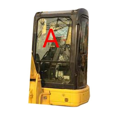 KOMATSU-Fahrerhaus-ausgeglichene Glaswindschutzscheibe Front Glass Bagger PC55MR PC55 5MM starkes