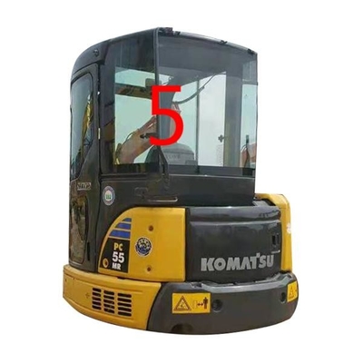 Bagger-Window Replacements RoHS der Windschutzscheiben-PC55MR PC55 KOMATSU Rückseite NO.5