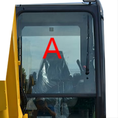 Bagger PC56-7 KOMATSU-Fahrerhaus-Glas milderte Windschutzscheibe Front Glass 5MM dick