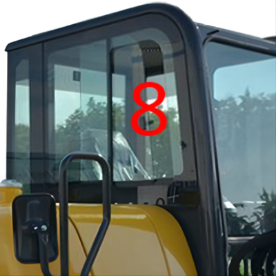 PC56-7 PC56 KOMATSU Seitenposition No.8 Bagger-Window Replacement Rights