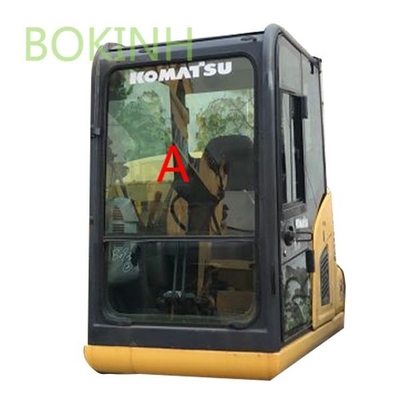 PC70-8 PC60-8 KOMATSU Fahrerhaus-Glaswindschutzscheibe Front Tempered Glass