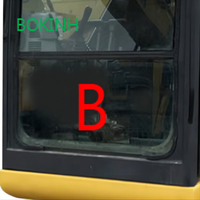 PC70-8 Front Down Komatsu Excavator Glass Glas der Ersatz-ausgeglichenes Positions-B