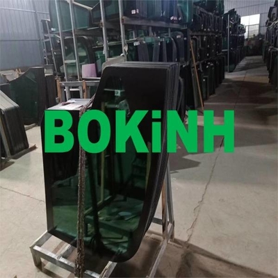 71EH-10860 HYUNDAI Front Glass Down Position B Bagger Cab Window Tempered