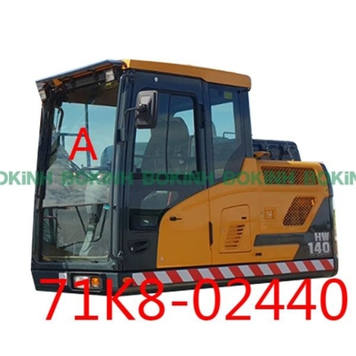 71K8-02440 HYUNDAI Front Glass Up Position A Bagger Cab Window Tempered