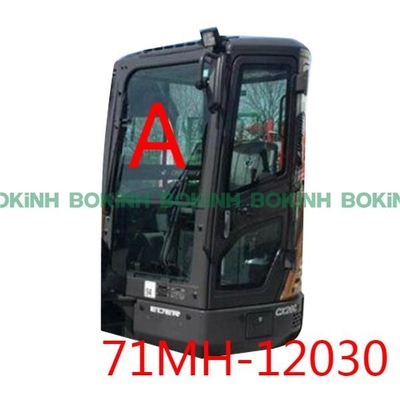 71MH-12030 HYUNDAI Bagger Cab Glass Front Upper Tempered Windshield 5MM stark